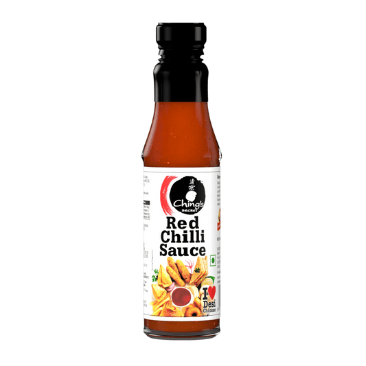 Red Chilli Sauce | Bold, Fiery & Aromatic | Marination, Seasoning, Stir-Fry | Smooth Texture | Restaurant like Desi Chinese Flavour |Quick and Easy Cooking |100% Veg | 90g
