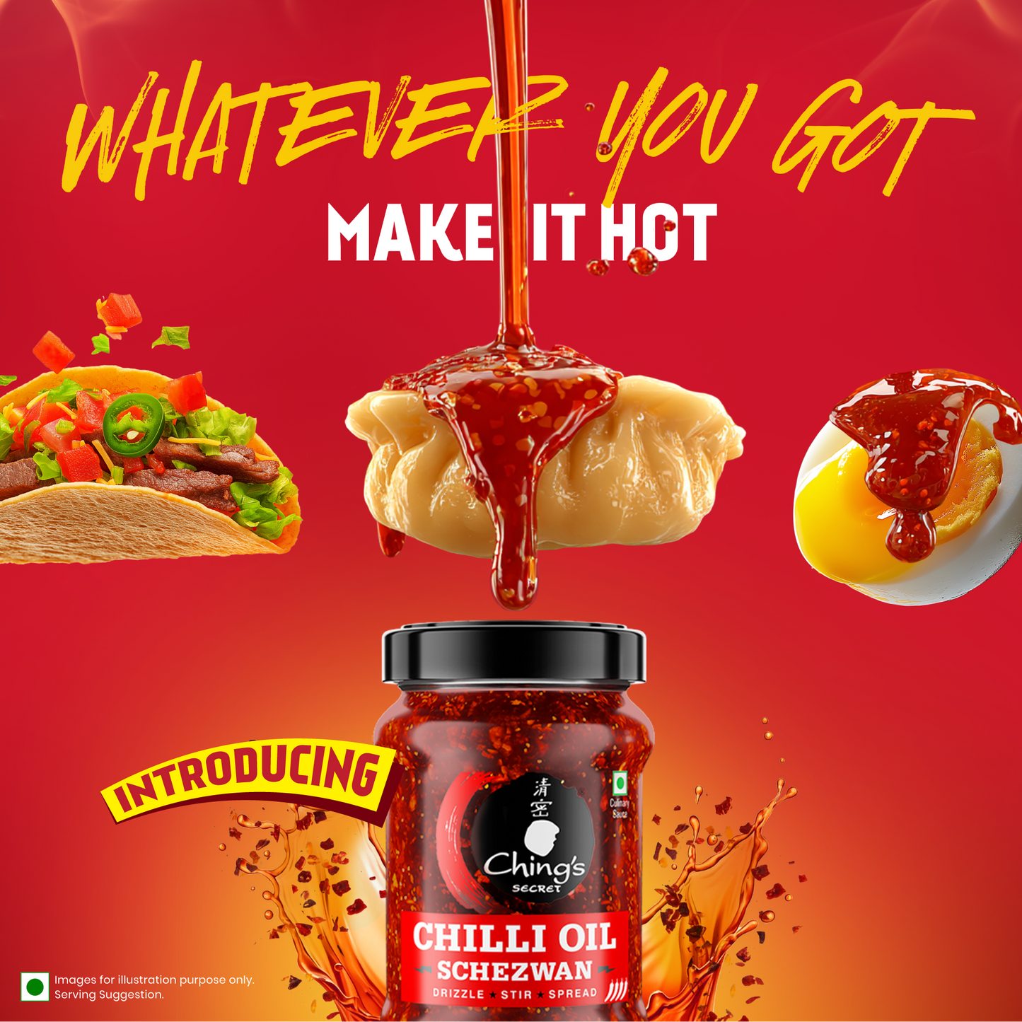 Chings Schezwan Chilli Oil 24X100g