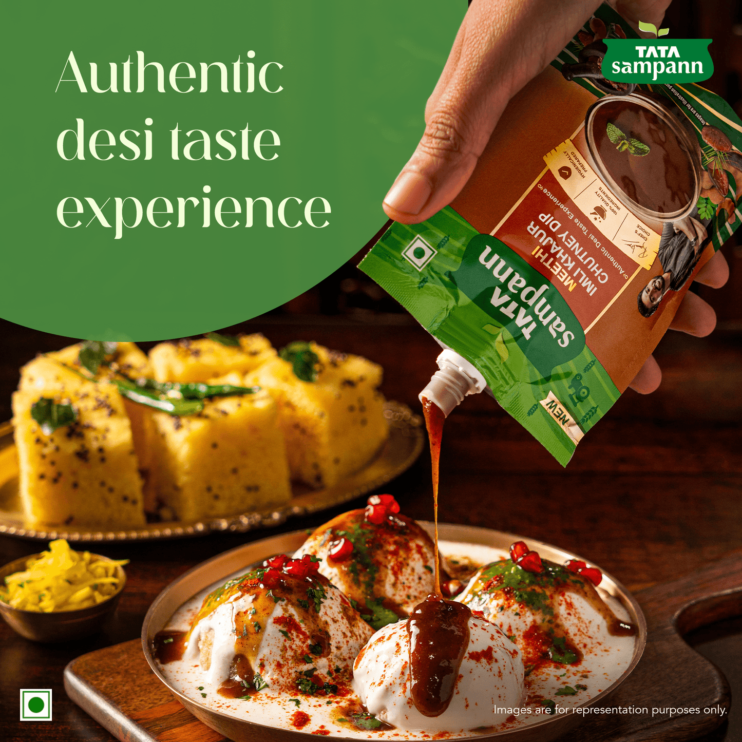 Meethi Imli Khajur Chutney Dip| Flavourful, Authentic | Dip, Drizzle | Chaats and Snacks | 200g