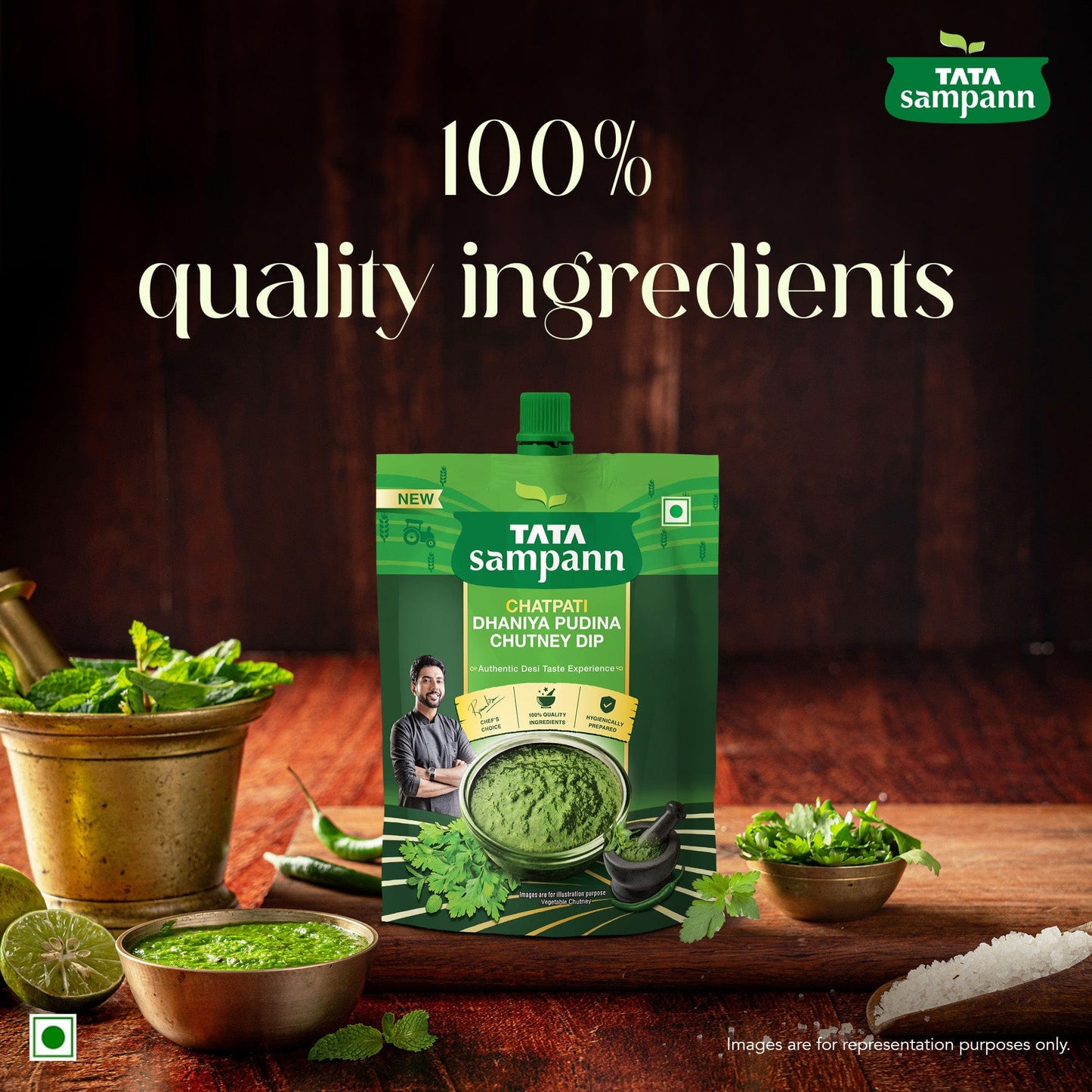 Chatpati Dhaniya Pudina Chutney Dip | Flavourful | Dip, Drizzle |  200 g