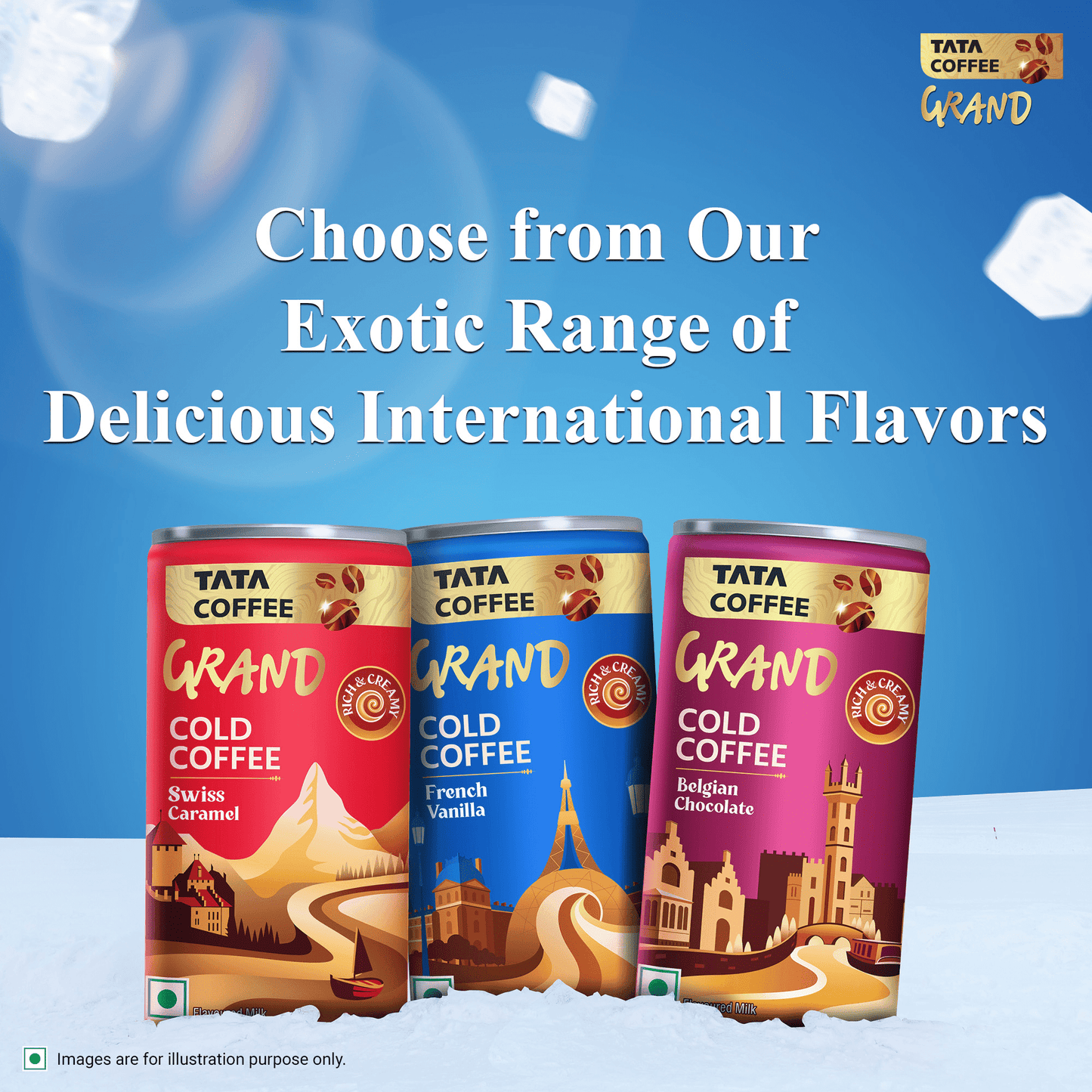 Cold Coffee French Vanilla | Rich & Creamy | Flavoured Milk Can | 180ml