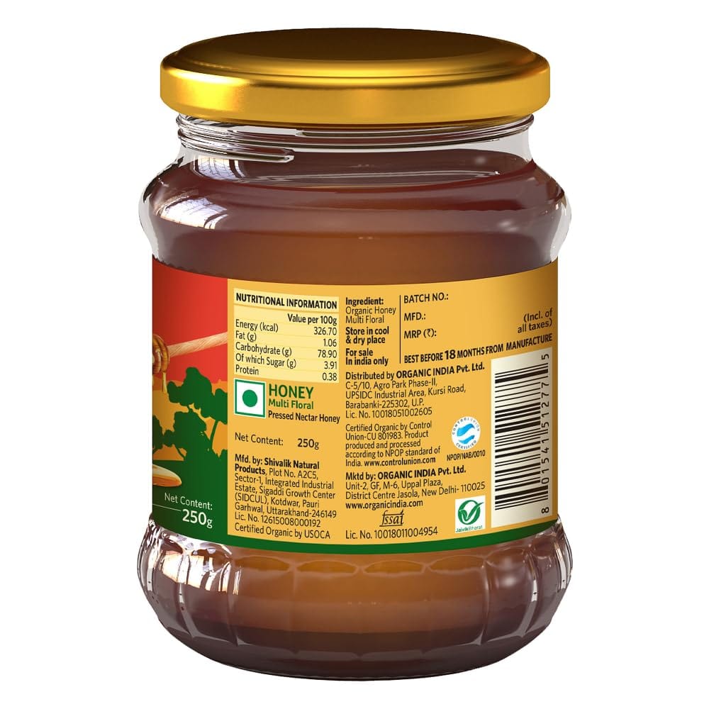 Himalayan Multi Floral Honey | Pure, Natural & Organic | Rich in Nutrients| Boosts Immunity, Supports Digestion | 250g / 500g