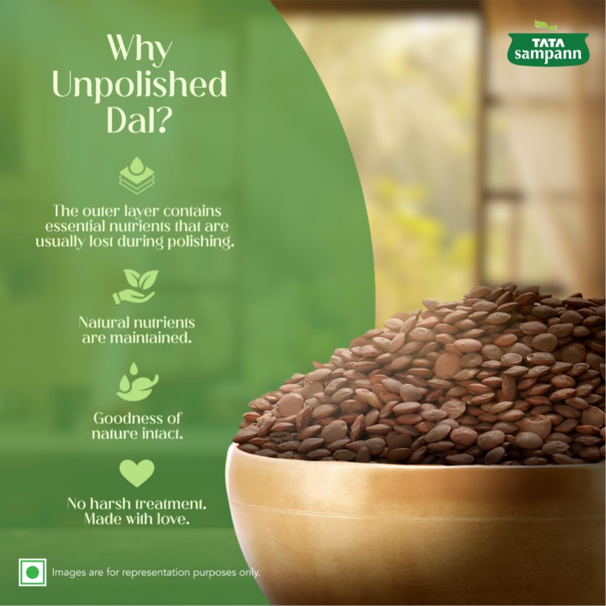 Kali Masoor Unpolished  | Premium Quality |Natural Nutrients Maintained | Chef Recommended | 1Kg