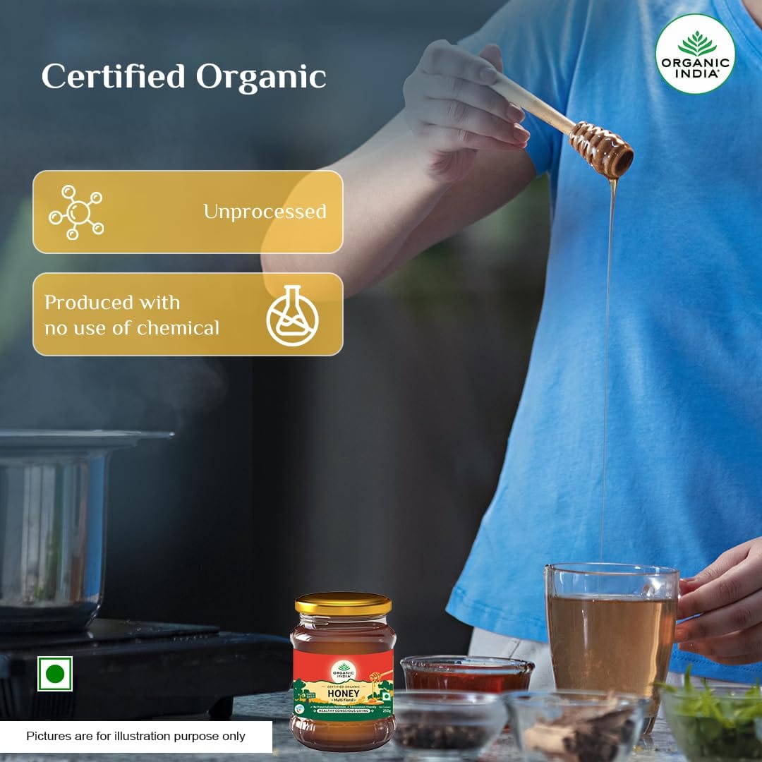 Himalayan Multi Floral Honey | Pure, Natural & Organic | Rich in Nutrients| Boosts Immunity, Supports Digestion | 250g / 500g
