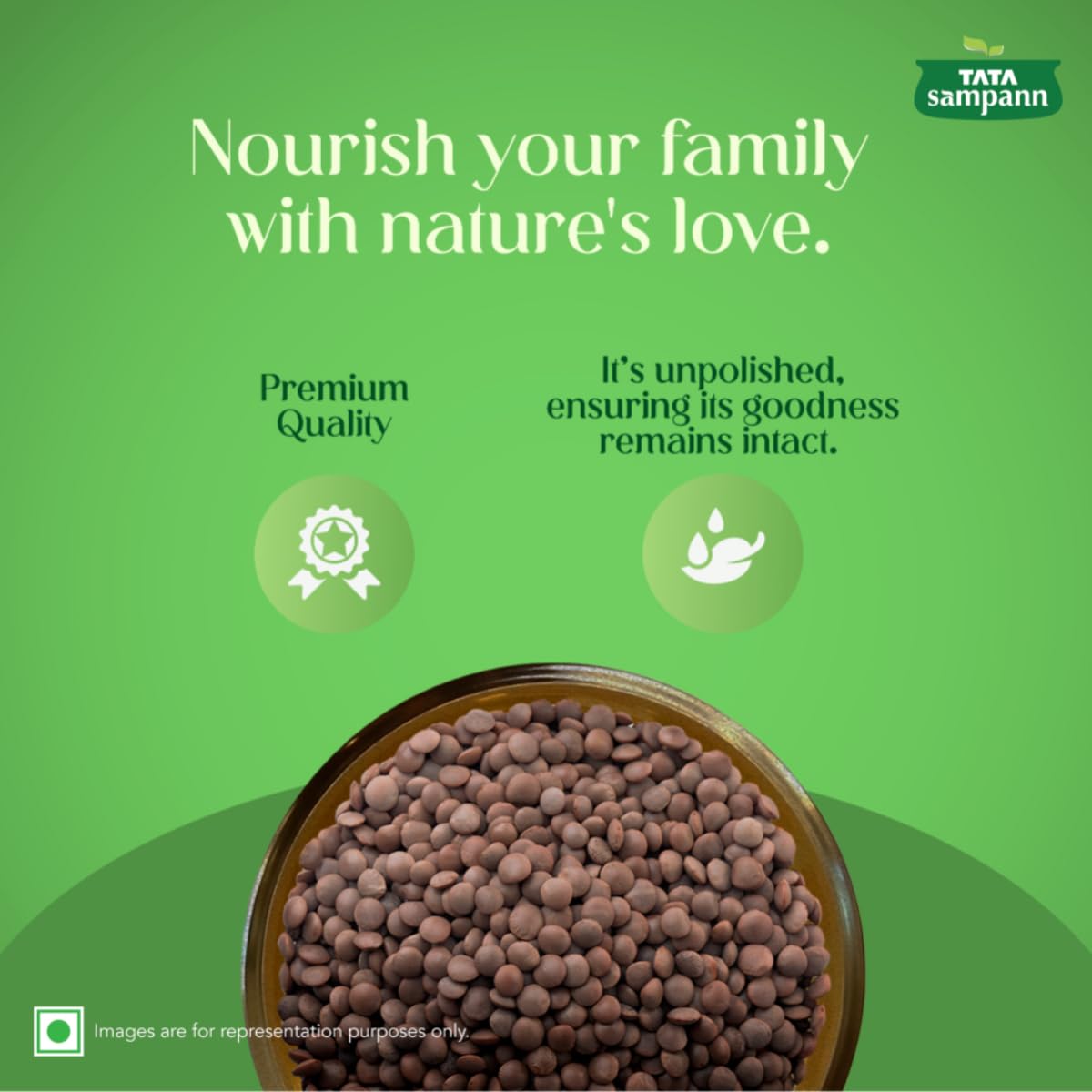 Kali Masoor Unpolished  | Premium Quality |Natural Nutrients Maintained | Chef Recommended | 1Kg