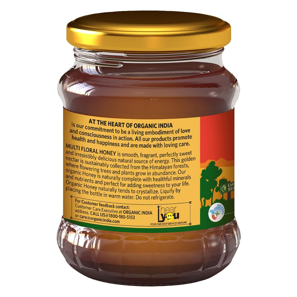 Himalayan Multi Floral Honey | Pure, Natural & Organic | Rich in Nutrients| Boosts Immunity, Supports Digestion | 250g / 500g