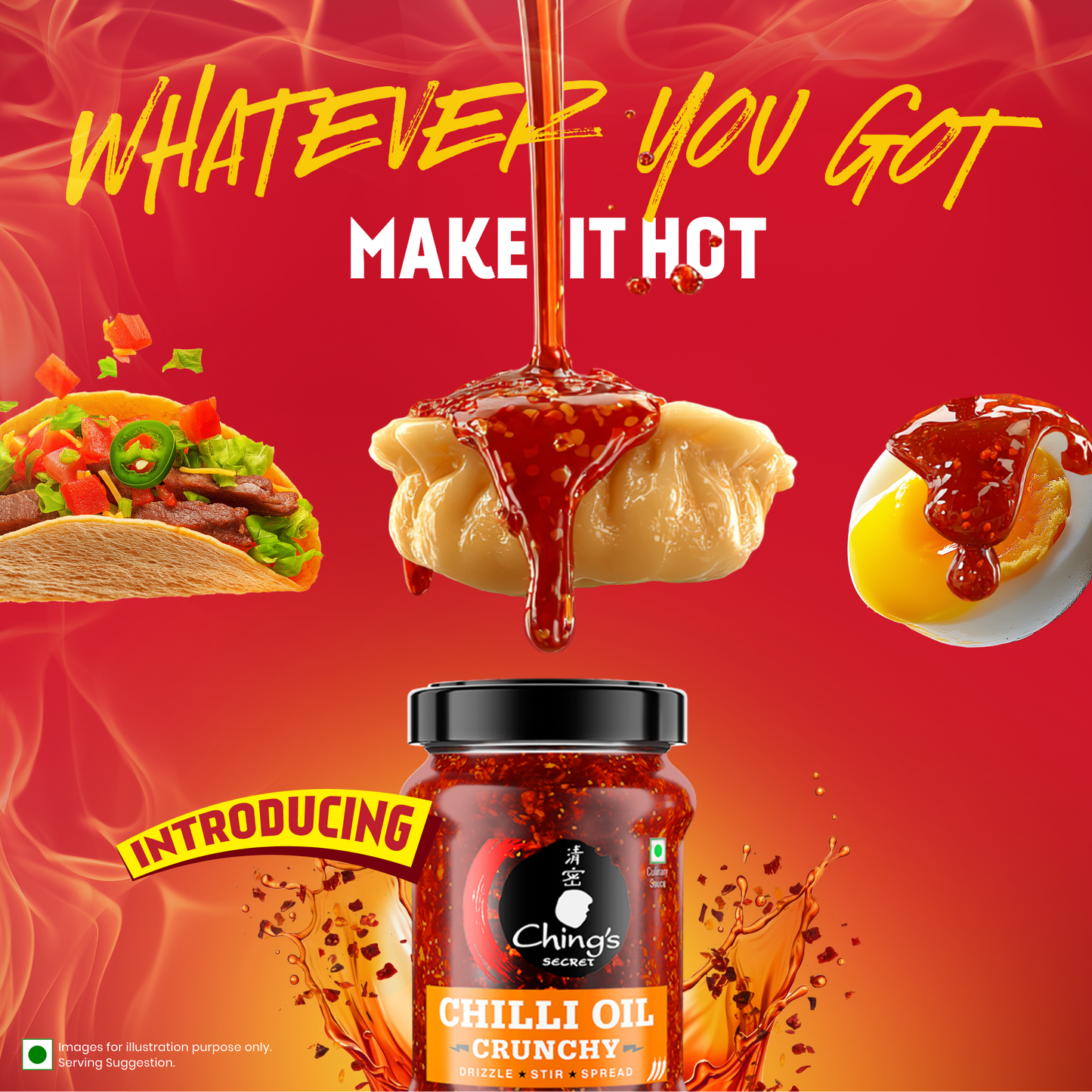 Chings Cruchy Chilli Oil 24X100g