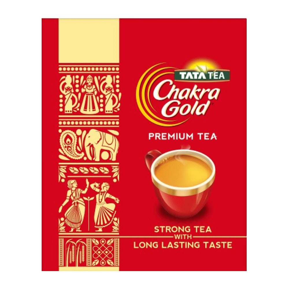 Chakra Gold - Premium Tea | Rich & Strong Taste |Long lasting flavour | High Quality Assam Tea | 100g / 250g / 500g