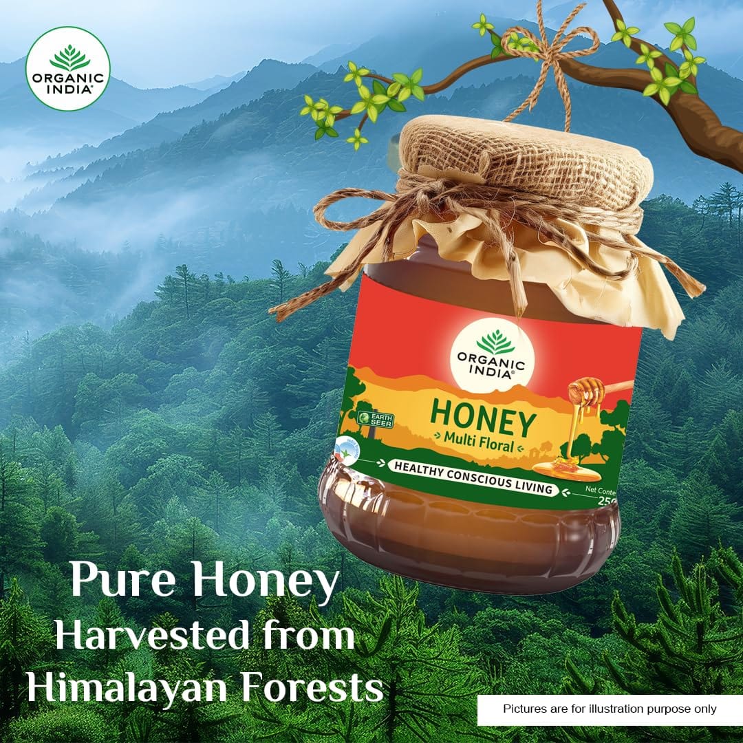 Himalayan Multi Floral Honey | Pure, Natural & Organic | Rich in Nutrients| Boosts Immunity, Supports Digestion | 250g / 500g