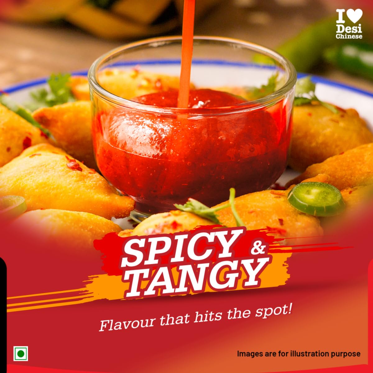 Original Sriracha Hot Chilli Sauce (Red) Perfect Blend Of Spicy & Tangy | Dip, Spread, Cook, Drizzle | 100% Veg | 230g