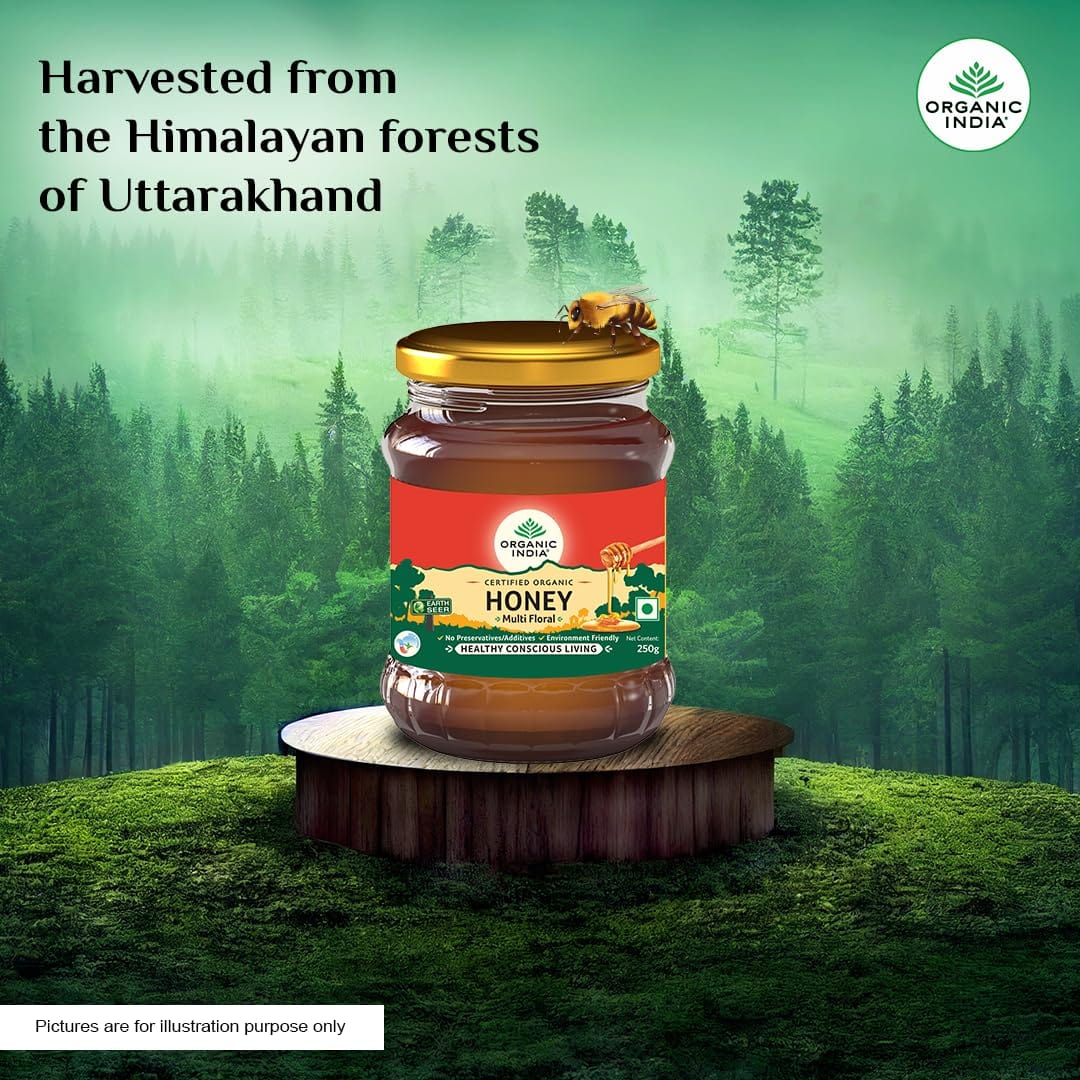 Himalayan Multi Floral Honey | Pure, Natural & Organic | Rich in Nutrients| Boosts Immunity, Supports Digestion | 250g / 500g