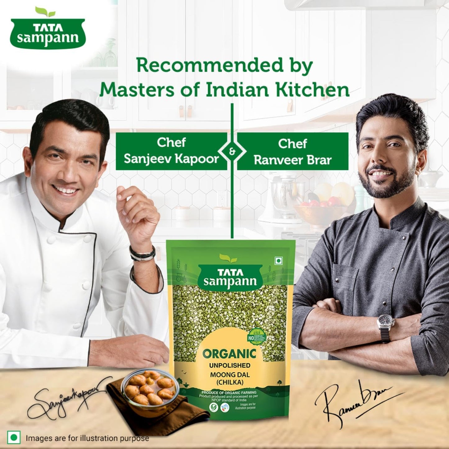 Organic Moong Chilka Unpolished | Rich in Nutrients | Stringent quality check | 500g
