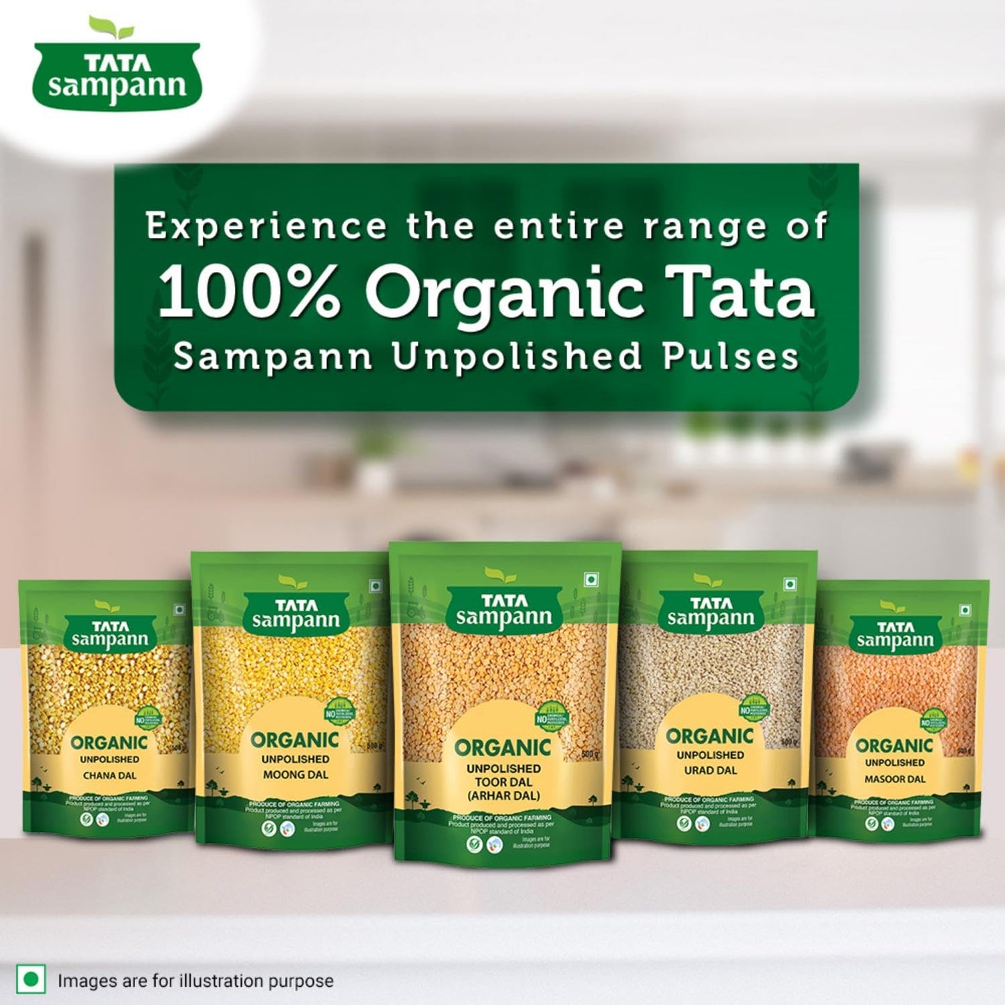 Organic Moong Chilka Unpolished | Rich in Nutrients | Stringent quality check | 500g