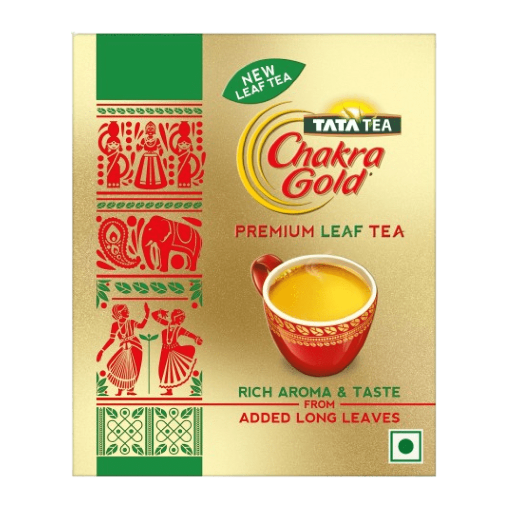 Chakra Gold - Premium Leaf Tea | With Added Longe Leaves | From Assam | Rich Aroma & Taste | 250g / 500g