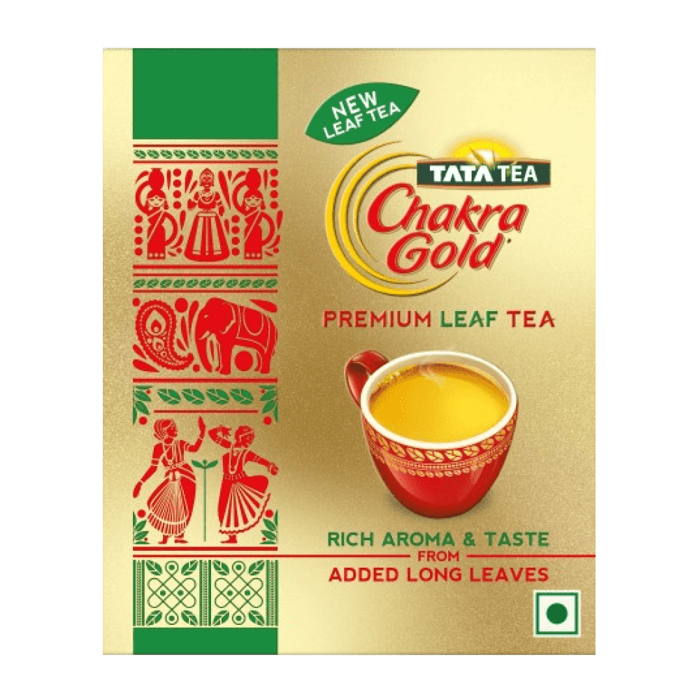 Chakra Gold - Premium Leaf Tea | With Added Longe Leaves | From Assam | Rich Aroma & Taste | 250g / 500g