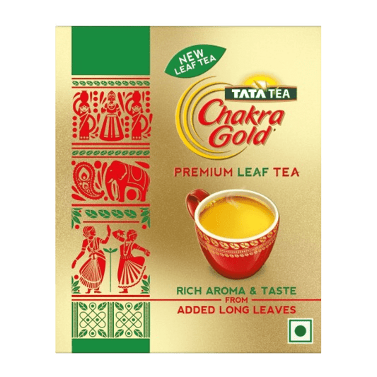 Chakra Gold - Premium Leaf Tea | With Added Longe Leaves | From Assam | Rich Aroma & Taste |  250g / 500g