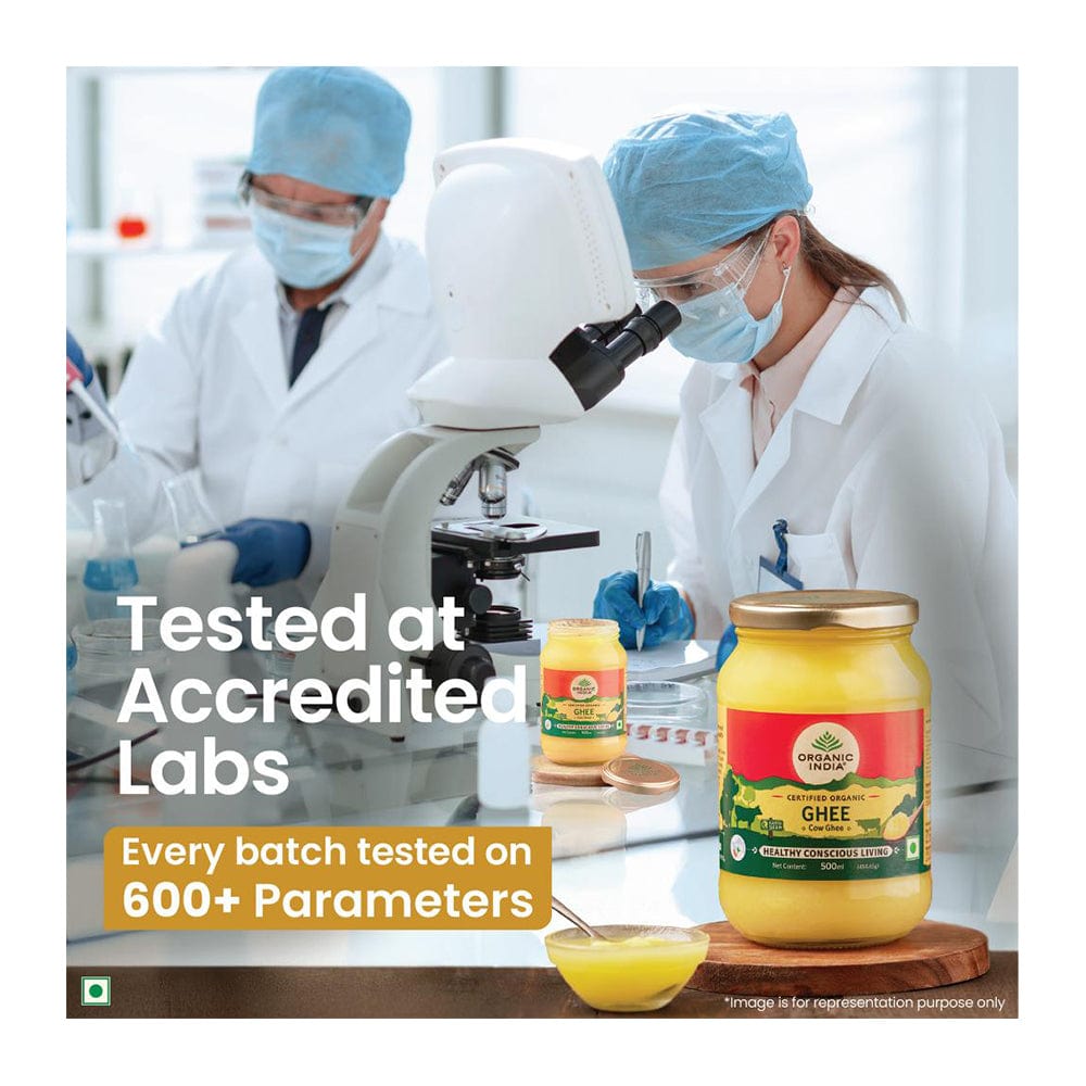 Cow's Ghee I Organic, Pure & Nourishing |Lab Tested on 600+ Parameters | Rich in Healthy Fat | 500g