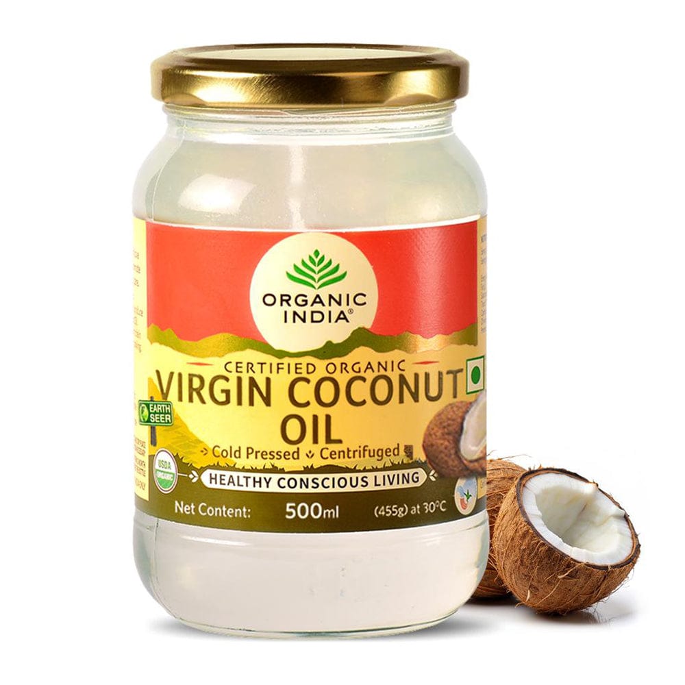 Virgin Coconut Oil I Cold pressed (Kachhi Ghani) Centrifuged Cooking Oil I 100% Natural, Certified Organic | 500ml