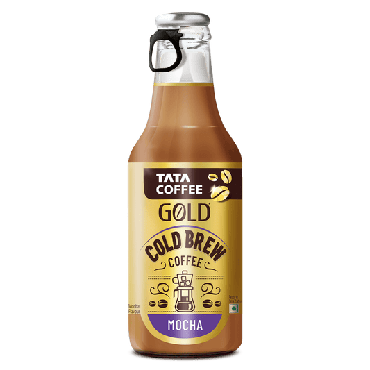 Mocha Flavoured Cold Brew Coffee | Strong & Velvety Taste | Rich & Creamy | Refreshing and Smooth | Ready to Drink Cold Coffee | Glass Bottle | 200ml