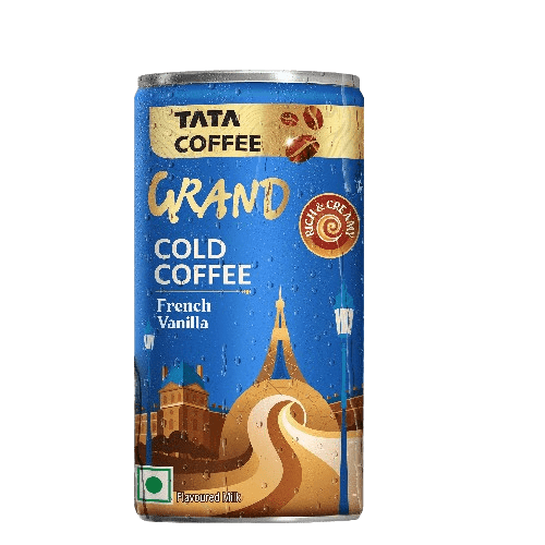 Cold Coffee French Vanilla | Rich & Creamy | Flavoured Milk Can | 180ml