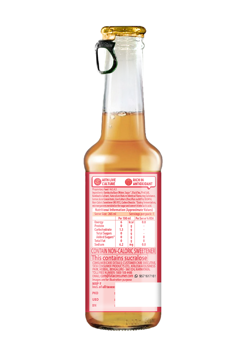 Tetley Kombucha Cranberry | 265 ml