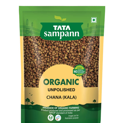 Tata Sampann Organic Brown (Kala) Chana, 500 g