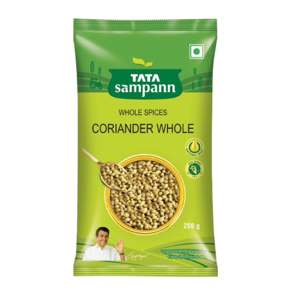 Whole Spices Coriander (Dhaniya) | With Natural Oils |100% Pure & Natural | Rich Aroma | Hygienically Packed |100g / 200g