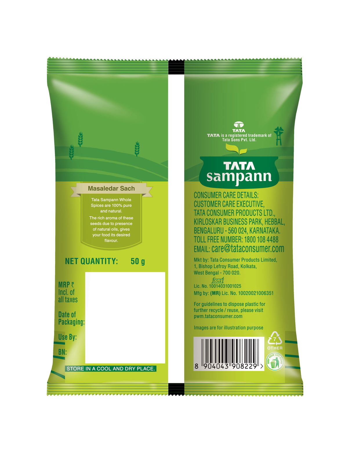 Tata Sampann Whole Spices Poppy 50g