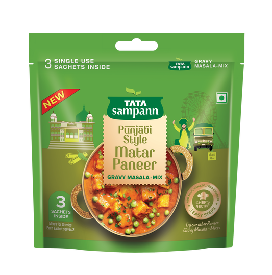 Punjabi Style Matar Paneer Gravy masala Mix_ Shelf Pack