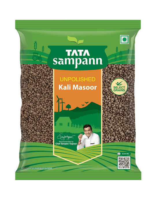 Kali Masoor Unpolished  | Premium Quality |Natural Nutrients Maintained | Chef Recommended | 1Kg