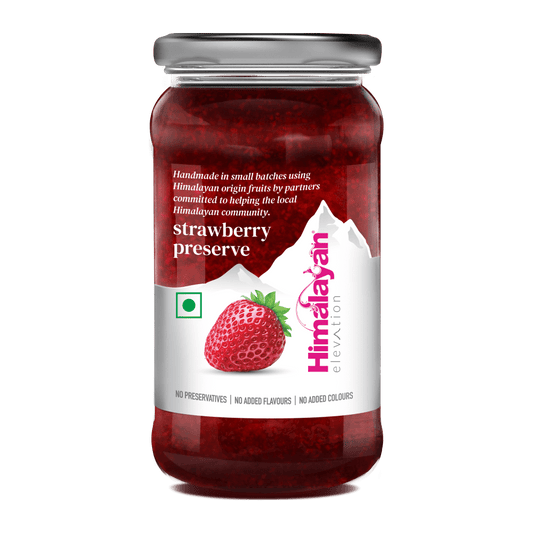 Strawberry Preserve | No Preservatives | No Added Colours & Flavours | 240g