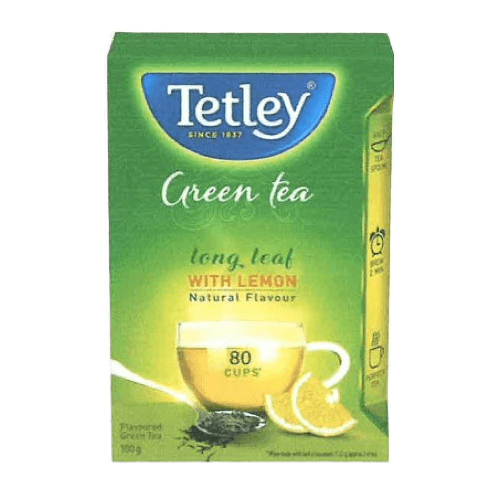 Green Tea - Long Leaf, Lemon Flavour | Rich in Anti-Oxidants | Smooth in Taste | Natural Taste |Refreshing | 100g