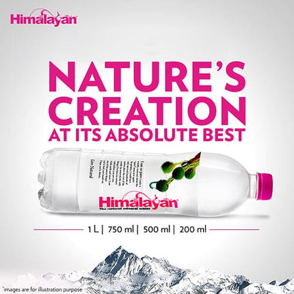 Himalayan Natural Mineral Water, 1000 ml (Pack of 12 bottles)