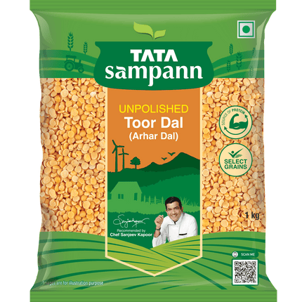 Tata Sampann Toor Dal / Arhar Dal, 1 Kg