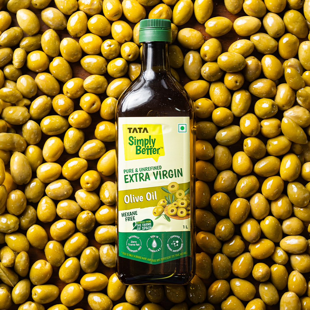 Extra Virgin Olive Oil | A1 Grade Olives | Cold-Pressed | Pure & Unrefined | Rich Aroma & Flavour | 1L
