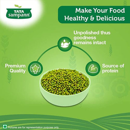 Tata Sampann Green Moong, 500 g