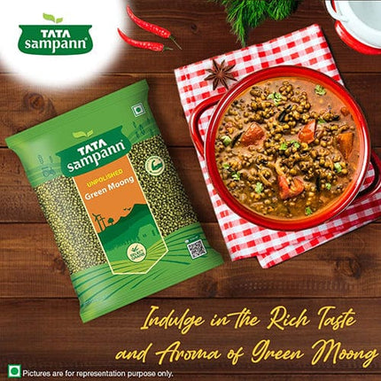 Tata Sampann Green Moong, 500 g