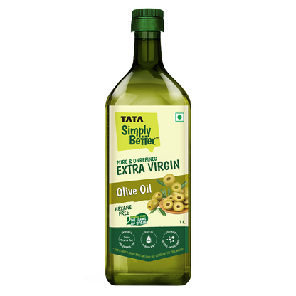 Extra Virgin Olive Oil | A1 Grade Olives | Cold-Pressed | Pure & Unrefined | Rich Aroma & Flavour | 1L