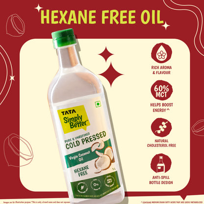 Virgin Cold Pressed Coconut Oil | A1 Grade Coconuts | Pure & Unrefined | Rich Aroma & Flavour
