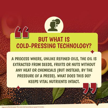 Tata Simply Better Cold Pressed Avocado+ Blended 1L ( Sesame + Avocado + Flax Seed)