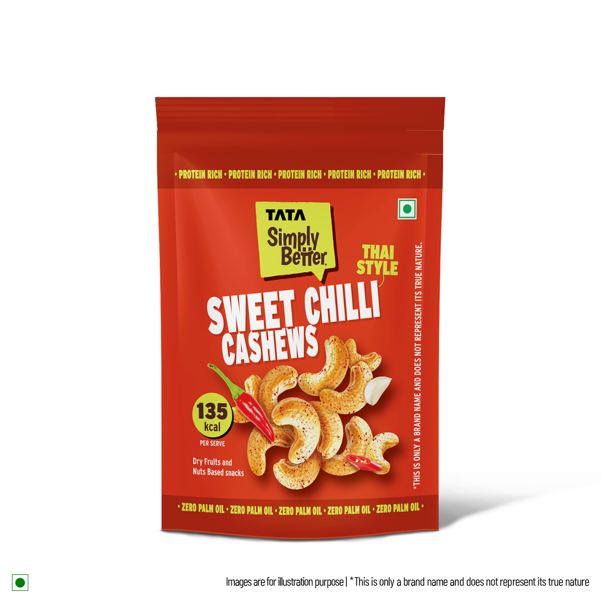 Tata Simply Better Flavored Cashews Thai Sweet Chilli 150g