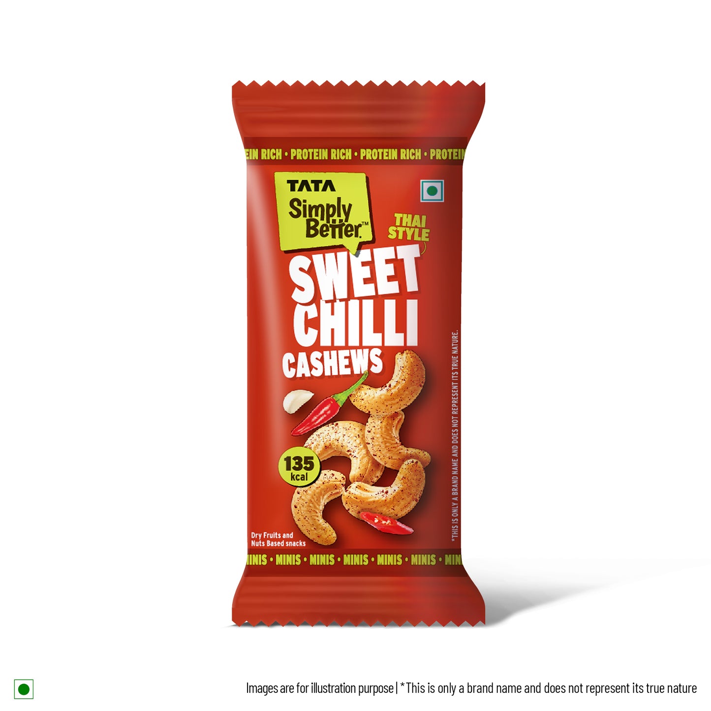Flavored Cashew - 23g - Single Serve ( Thai Chilly)