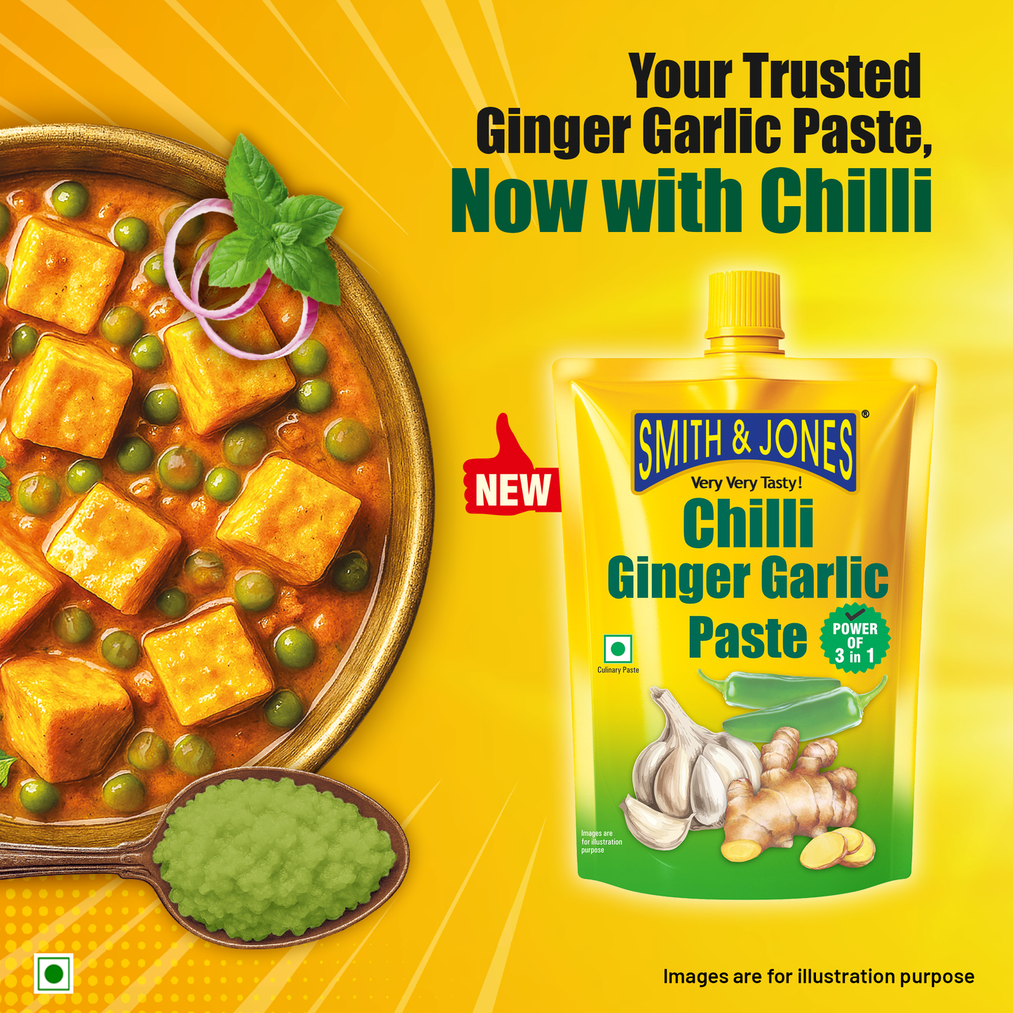 Smith & Jones Chilli Ginger Garlic Paste - 200gm