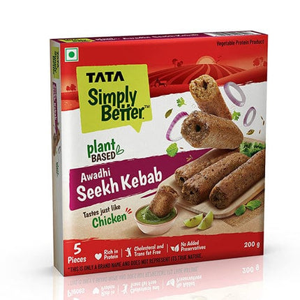 Tata Simply Better Plant-based Awadhi Seekh Kebab