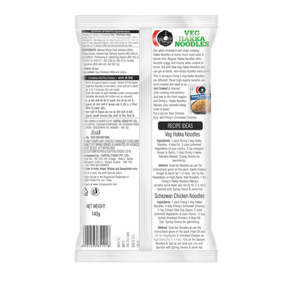 Ching's Secret Veg Hakka Noodles - 140 Gram