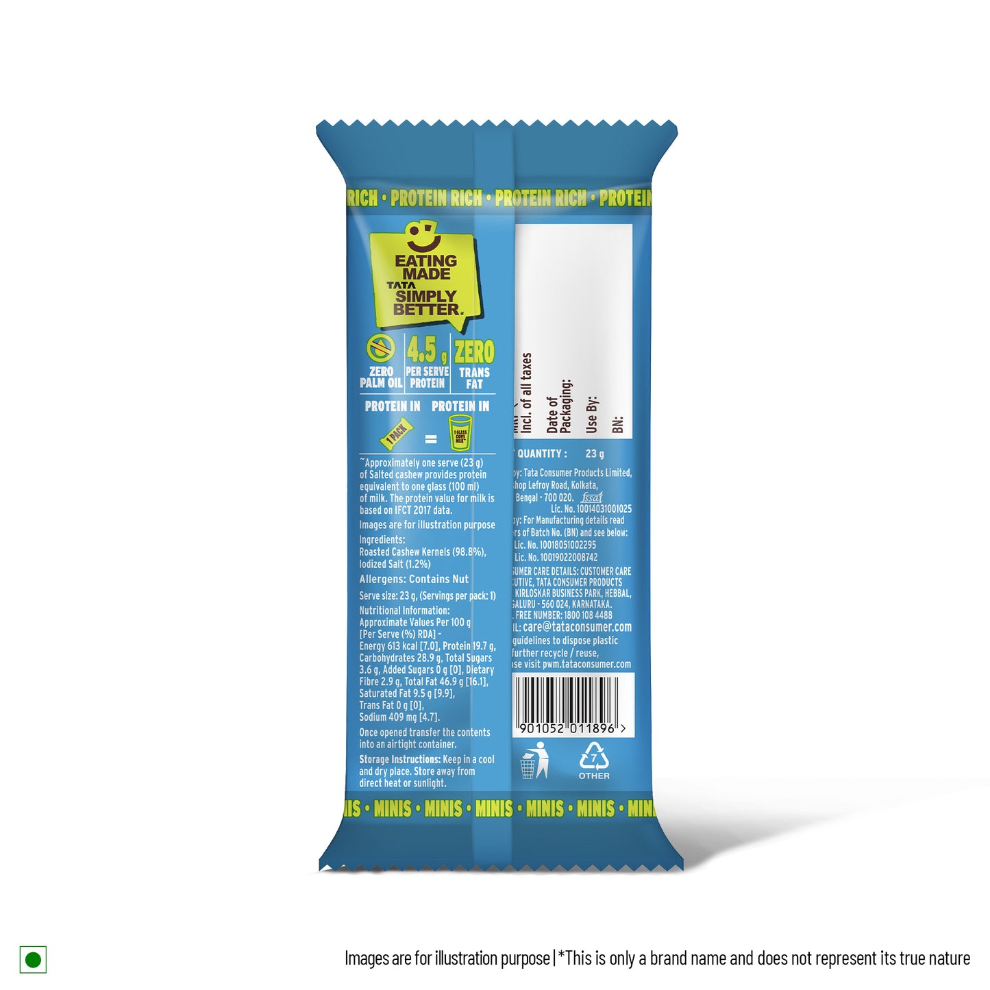 Salted Cashews - 23g - Single Serve