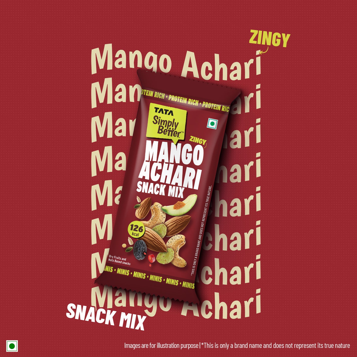 Flavored Mix - 25g - Single Serve ( Mango Achari)