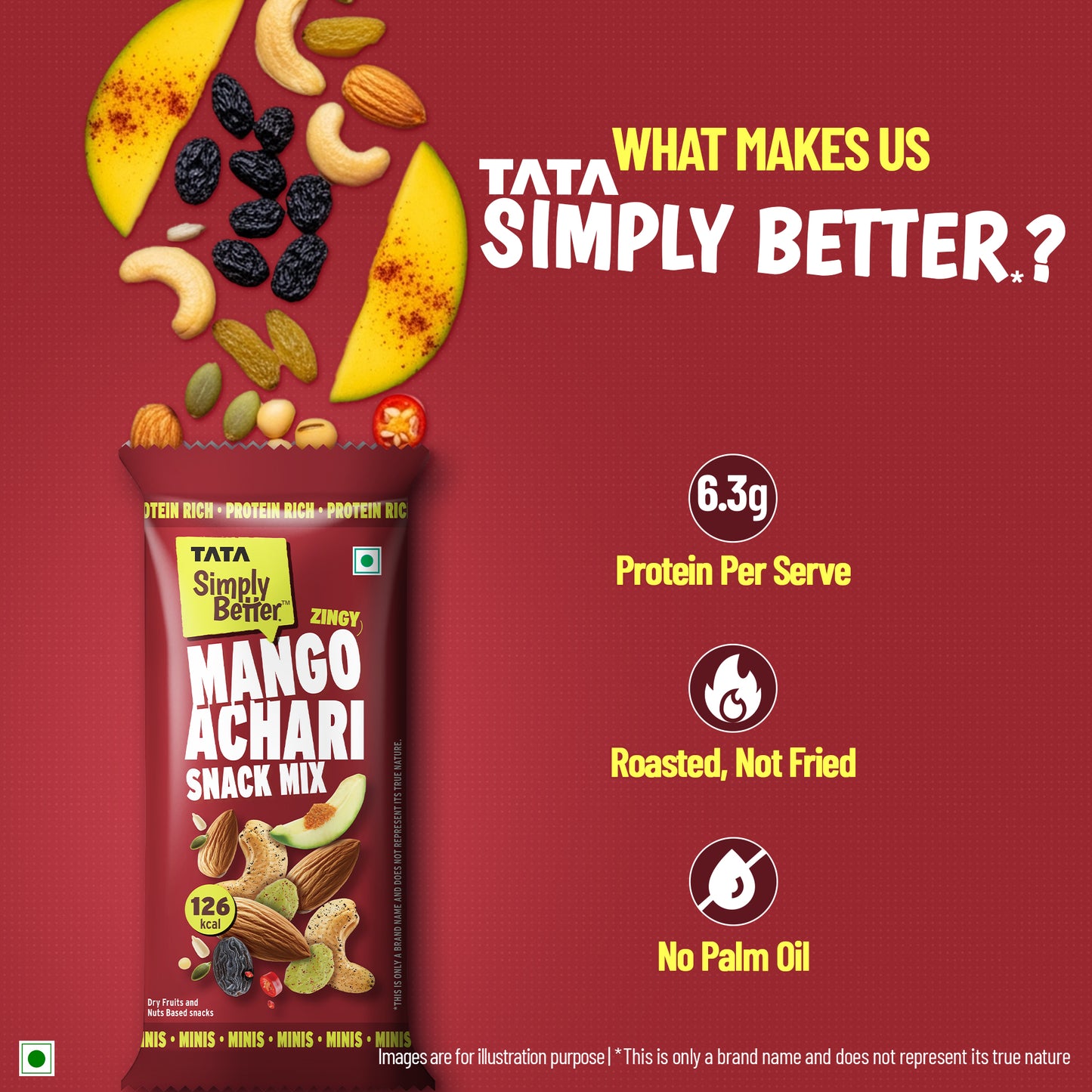 Flavored Mix - 25g - Single Serve ( Mango Achari)