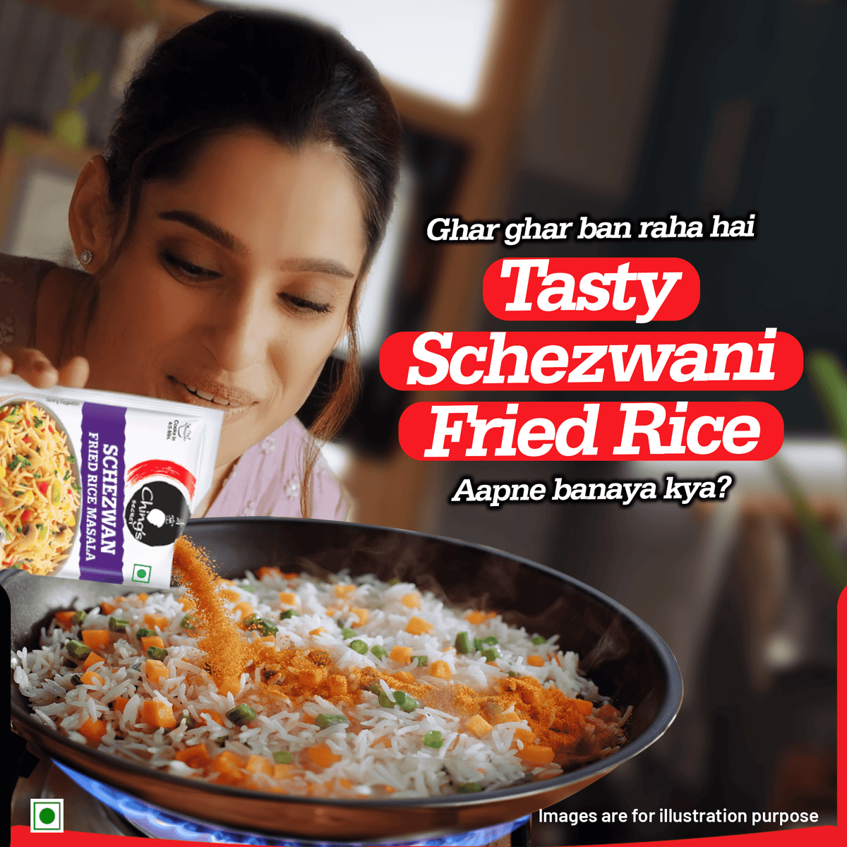 Ching's Secret Schezwan Fried Rice Masala - 20 Gram