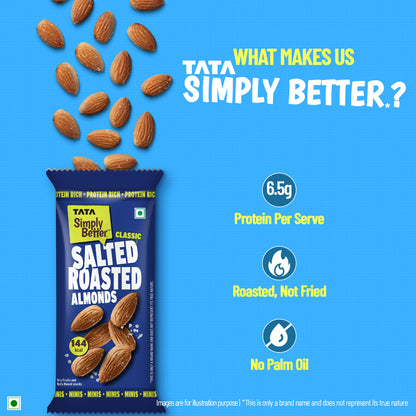 Salted Almonds - 23g - Single Serve